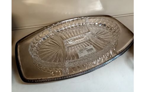 PLATEAU METAL ARGENTE