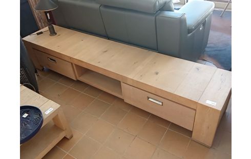 MEUBLE TV H&H BOIS CLAIR