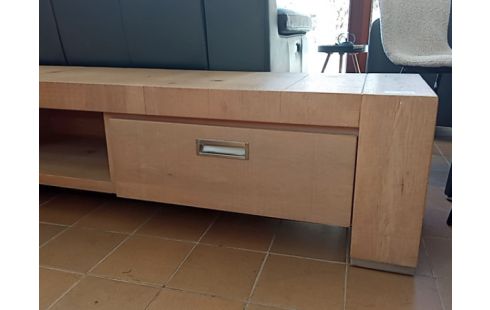 MEUBLE TV H&H BOIS CLAIR