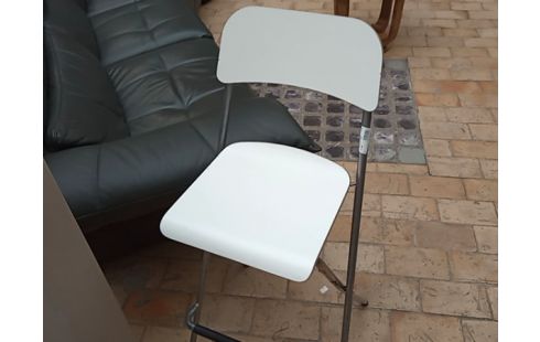 TABOURET PLIANT BLANC LA PIECE