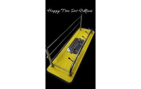 KLEIDERSTÄNDER GELB IM VINTAGE-STIL WAND-