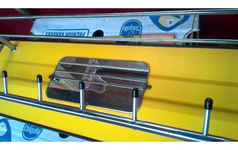 KLEIDERSTÄNDER GELB IM VINTAGE-STIL WAND-