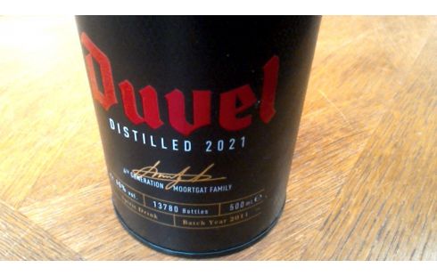 FLES DUVEL DISTILLED 2021. 10 JAAR