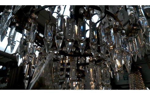 LÁMPARA DE TECHO ANTIGUO COBRE