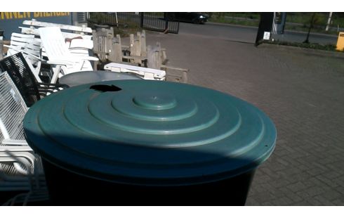 RECIPIENTE DE AGUA DE JARDÍN VERDE PVC