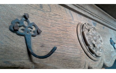 KLEIDERSTÄNDER MASSIV EICHE