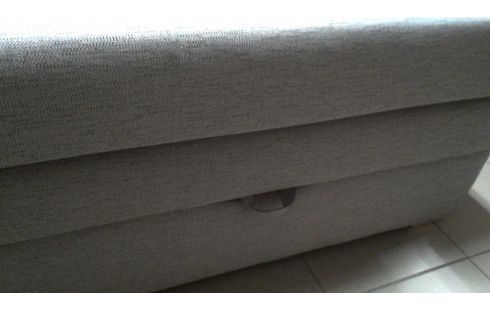 LIT 120X200 TISSU GRIS