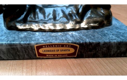 ESTATUA LATÓN MÁRMOL