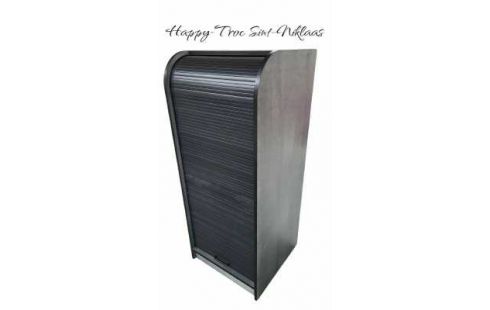 SCHRANK, , ROLLLADEN SCHWARZ SCHWARZ