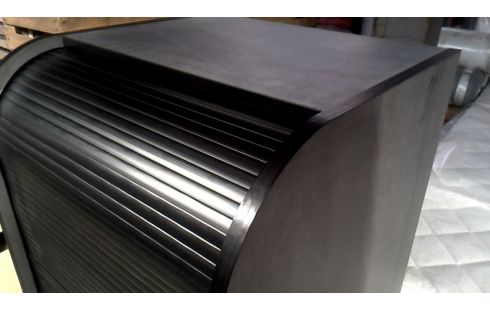 SCHRANK, , ROLLLADEN SCHWARZ SCHWARZ