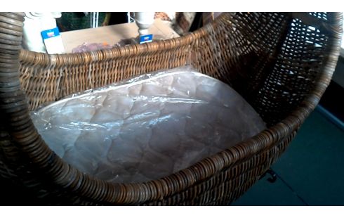 BERCEAU FER FORGE ROTIN