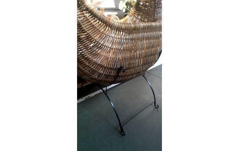 BERCEAU FER FORGE ROTIN
