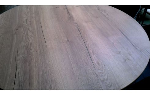 ESSTISCH RUND, , HOLZ LOOK SCHWARZ