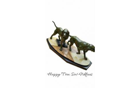 ESTATUA ART DECO ÓNICE BRONCE