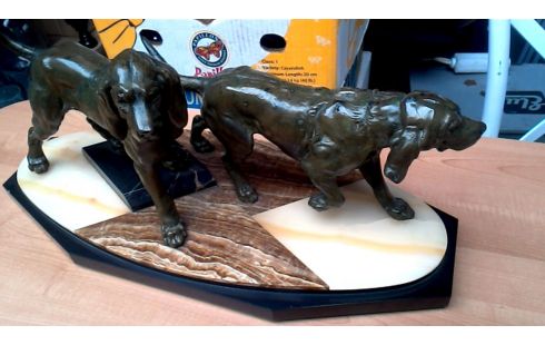 ESTATUA ART DECO ÓNICE BRONCE