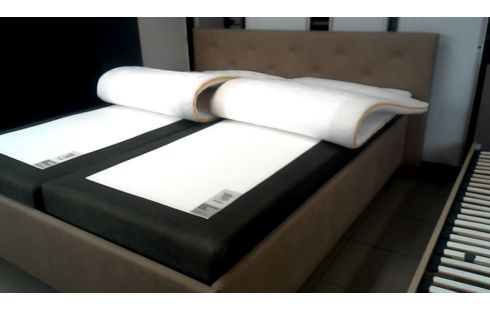 BETT BRAUN MIKROFASER