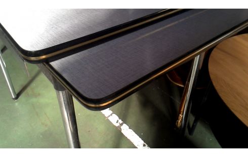 MESA DE COCINA AÑADA FÓRMICA CROMO TELESCÓPICO