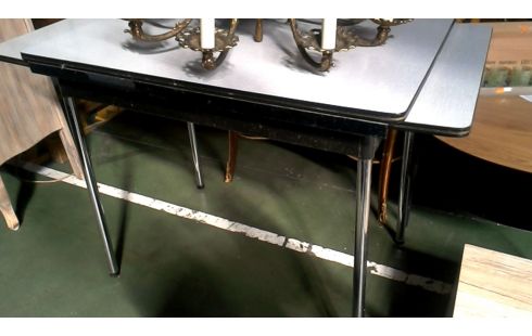 MESA DE COCINA AÑADA FÓRMICA CROMO TELESCÓPICO