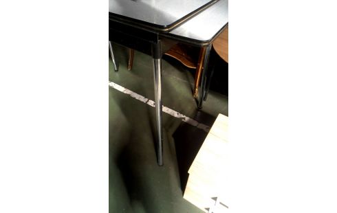 MESA DE COCINA AÑADA FÓRMICA CROMO TELESCÓPICO