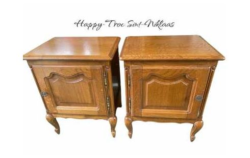 NACHTKASTJE EIK PER STUK 1 DEUR