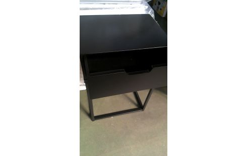 NACHTTISCH SCHWARZ 1 SCHUBLADE