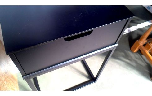 NACHTTISCH SCHWARZ 1 SCHUBLADE