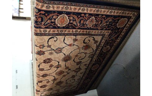 TAPIS ORIENTAL BEIGE BLEU ORANGE