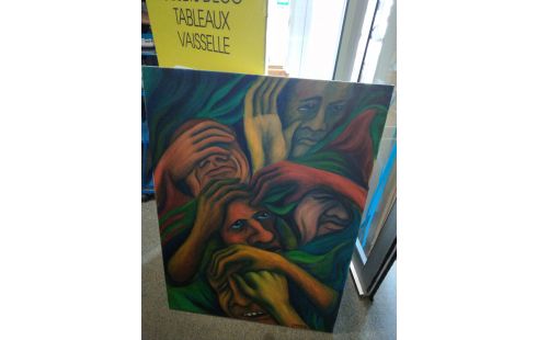 HUILE SUR TOILE SABIEN