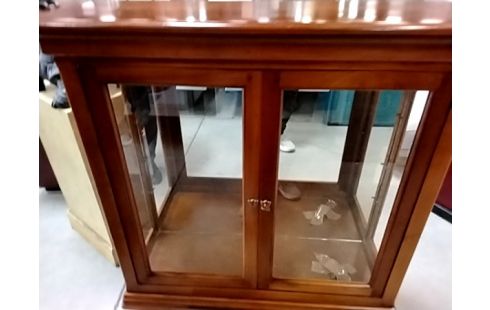 VITRINE ETAGERE VERRE CLEF OK