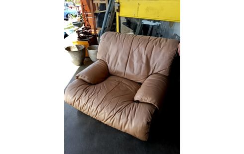 FAUTEUIL ROCHE BOBOIS CUIR
