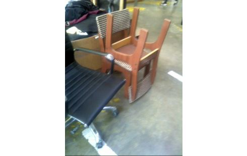 LOTE 6 SILLAS MADERA