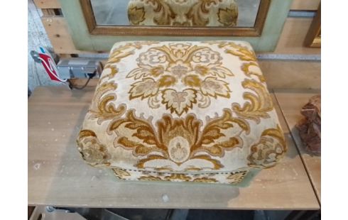 POUF TISSU ANCIEN