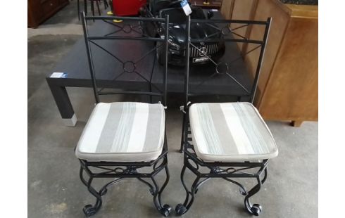 CHAISE MÉTAL EXTERIEUR