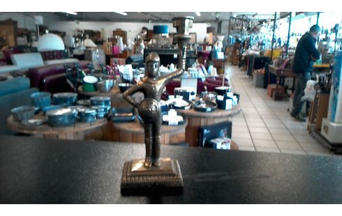 BOUGEOIR  CHEVALIER BRONZE