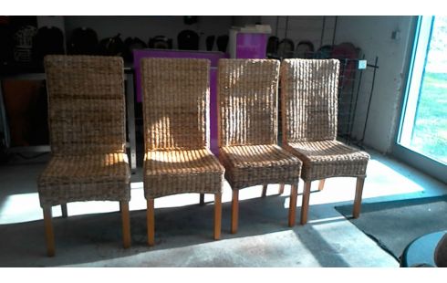 LOT DE 4 CHAISES