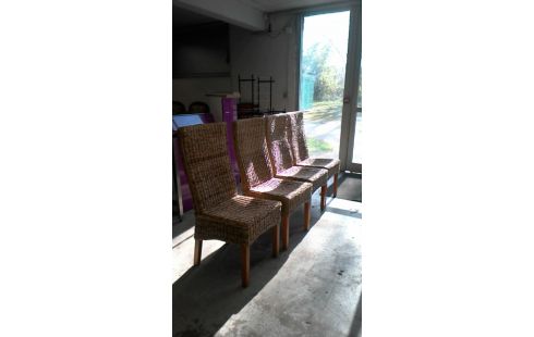 LOT DE 4 CHAISES