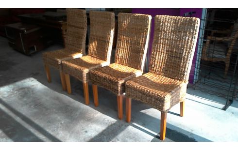 LOT DE 4 CHAISES