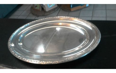GRAND PLAT METAL ARGENTE POINCON