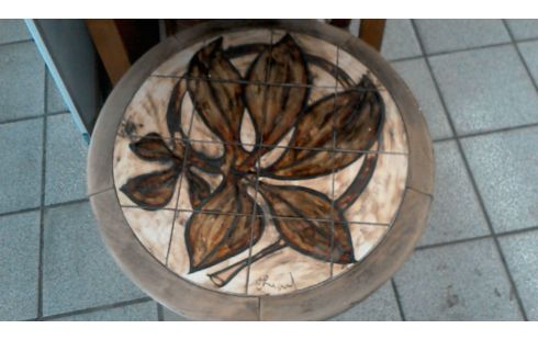 TABLE BASSE SIGNEE VINTAGE