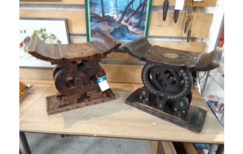 TABOURET AFRICAIN BOIS