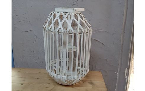 PHOTOPHORE BOIS BLANC