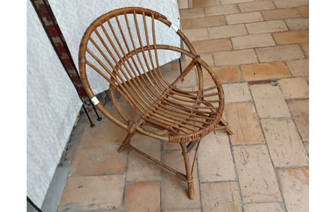 FAUTEUIL ROTIN ENFANT