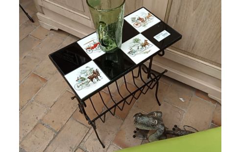 SELETTE DECO FER CARRELAGE VINTAGE g