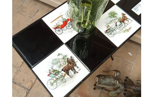 SELETTE DECO FER CARRELAGE VINTAGE g