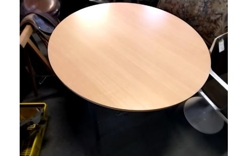 TABLE RONDE Hêtre 4 pieds diamètre 110cm