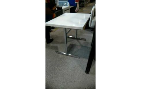 TABLE DE CUISINE BLANCHE+ALLONGES