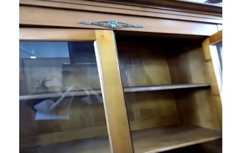 BIBLIOTHEQUE 2 portes style Empire avec cle