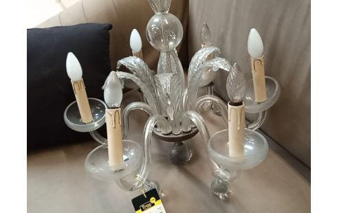 LUSTRE 6 BRANCHES MURANO