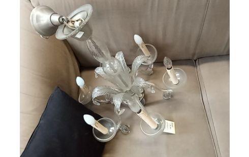 LUSTRE 6 BRANCHES MURANO