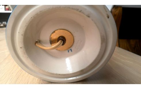 TAFELLAMP CAPO DI MONTE WIT KOBALT